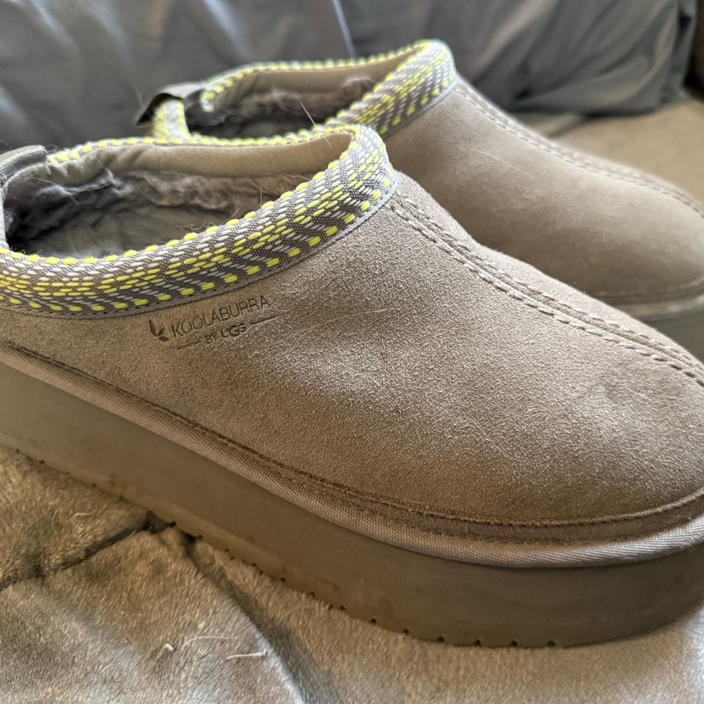 UGG Gray Platform Shoes